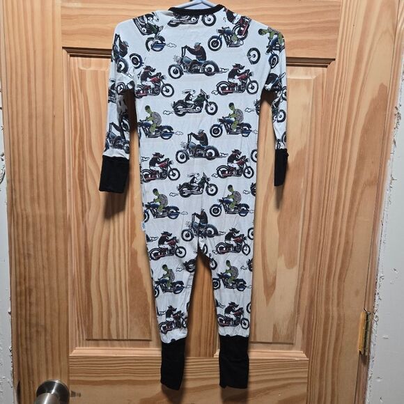Fletch Motorcycle Bamboo Romper - Picture 3 of 4